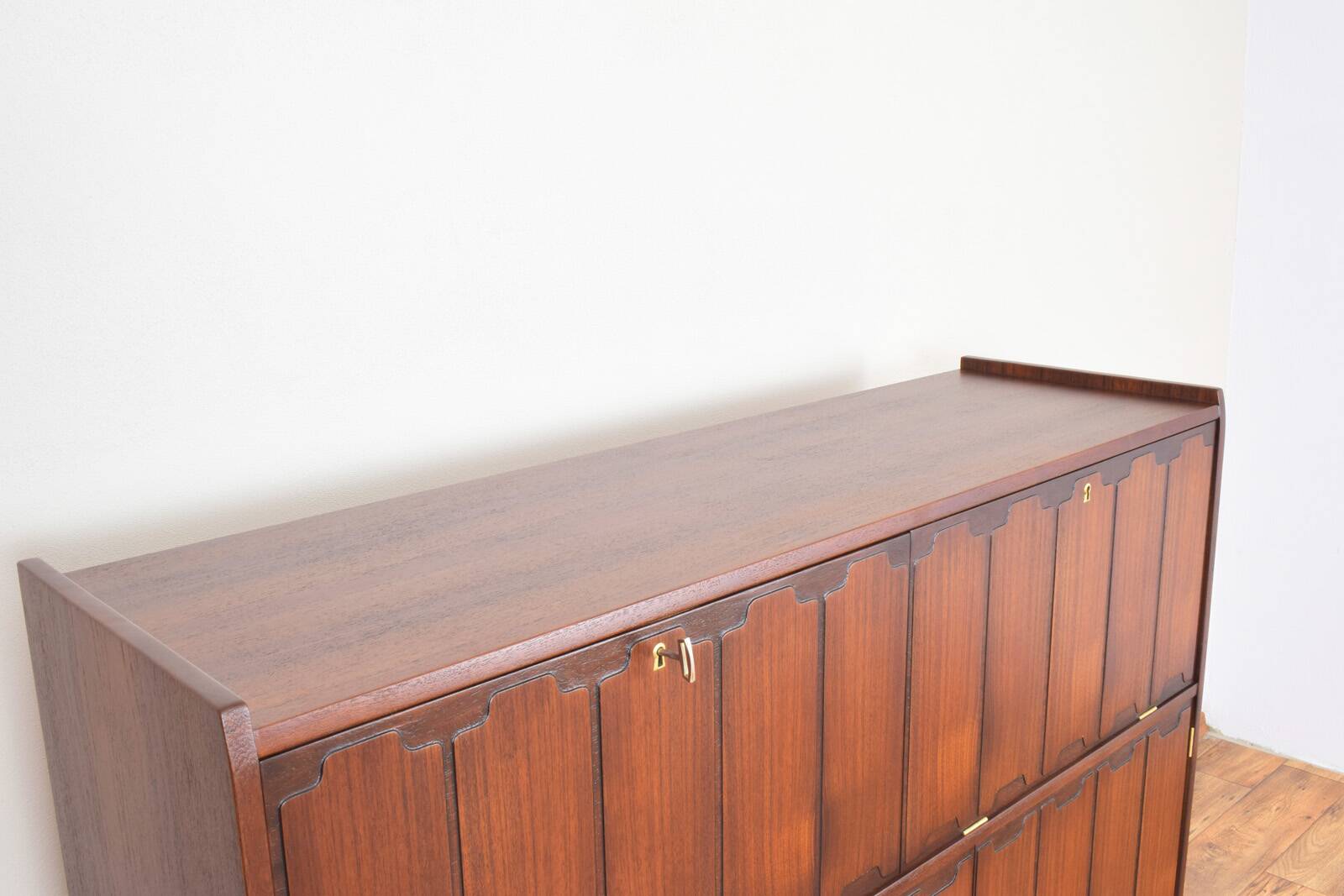 Mid-Century Norwegian Teak Highboard, 1960s.