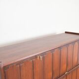 Buffet haut en teck norvégien du milieu du siècle, années 1960.