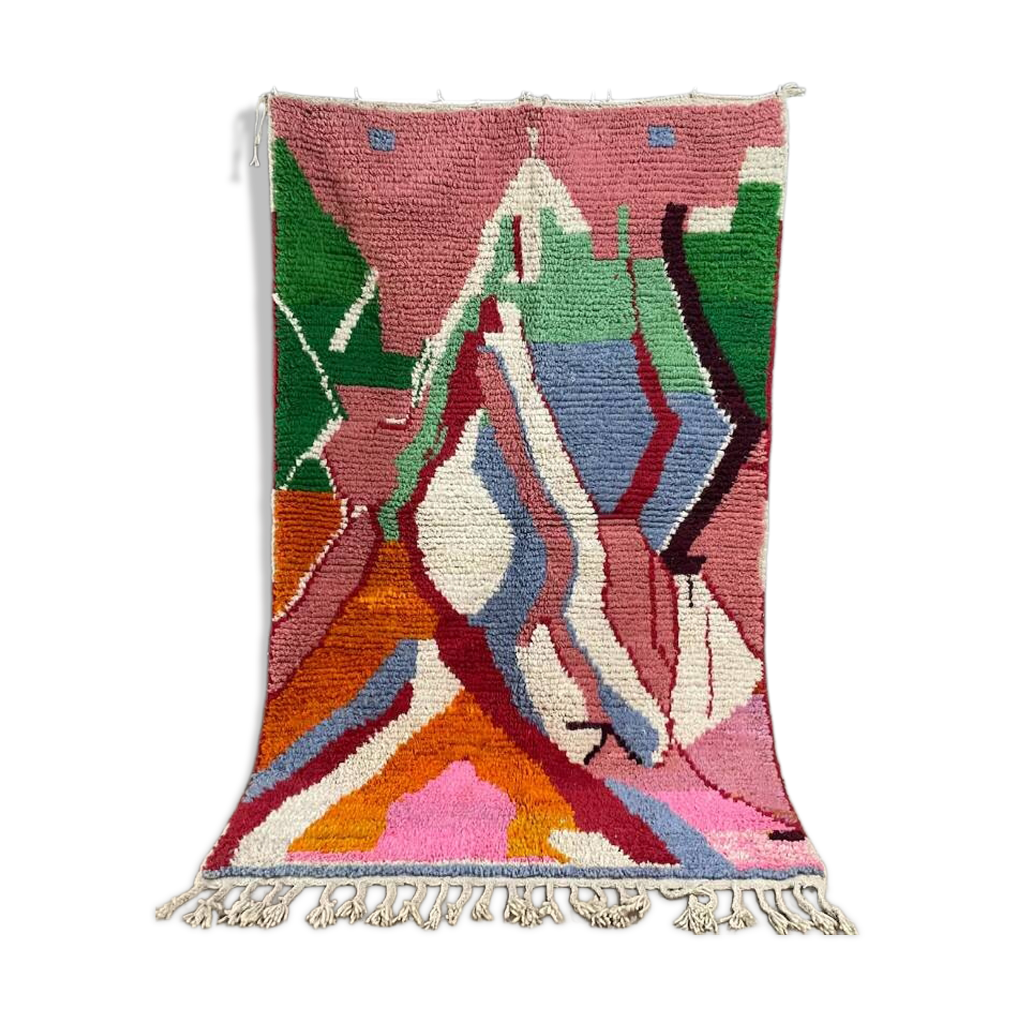 Wool Beni Ourain Rug,custom moroccan rug 150/250cm