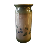 Vase en grès vernissé signée