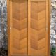Vintage wardrobe compass feet wardrobe 1950