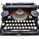 1926 new tape revised black tape underwood typewriter 3 bank