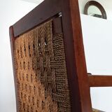 Paire de fauteuils corde des années 50