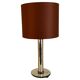 Art Deco style mirror lamp with tubular structure and mercury glass