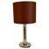 Art Deco style mirror lamp with tubular structure and mercury glass