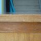 Vintage modernist desk - 5 drawers - shelf - 1950s - closure mechanism
