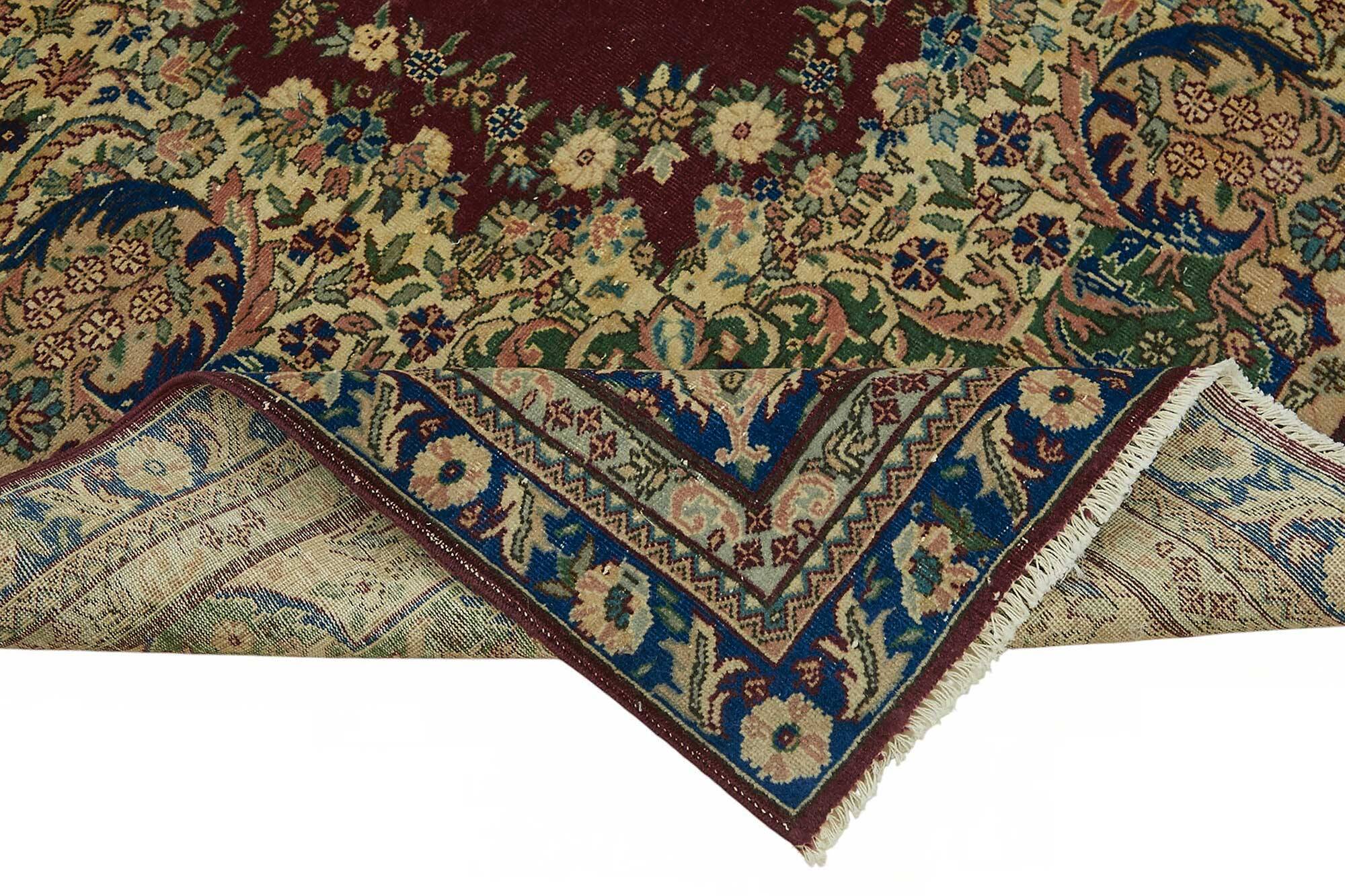 Turkish Wool Vintage Kayseri Rug 205 cm x 281 cm