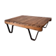 Palette de table basse vintage de menuiserie