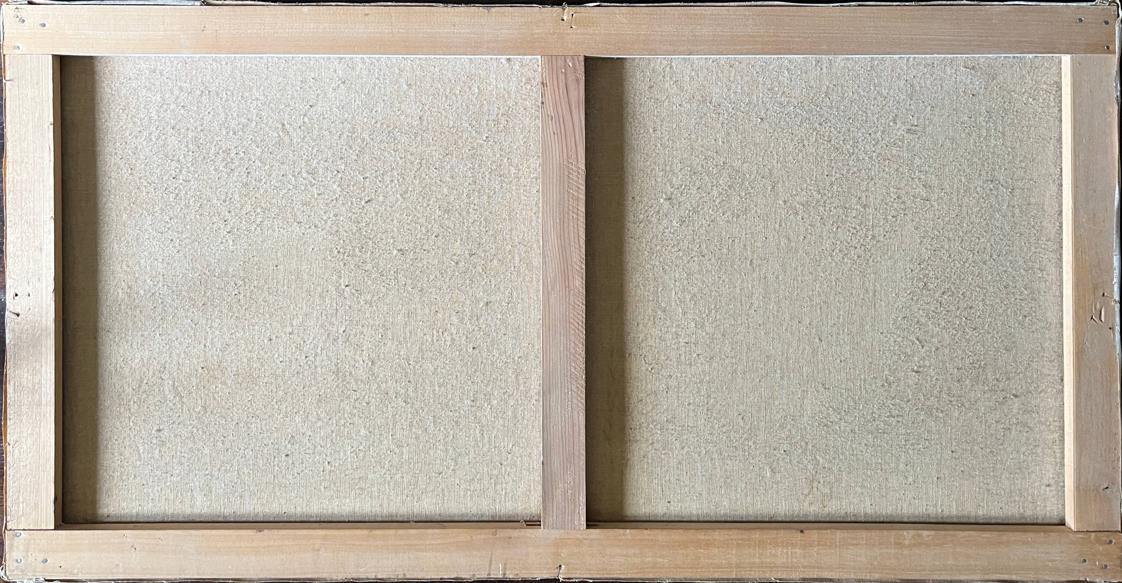 HST painting "Mediterranean landscape" by Louis AUDREY (19th-20th centuries)