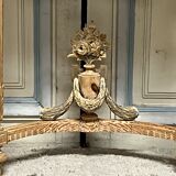 Console in bleached fir