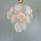 Murano glass disc chandelier, Italy, 1970s