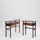 Palisander Scandinavian two-drawer Console, Denmark, 1960s