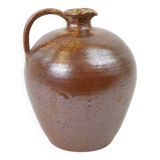 Brown stoneware vase / pitcher