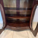 Louis Philippe cupboard in mahogany and nineteenth century veneer