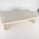 Coffee table in bone.
