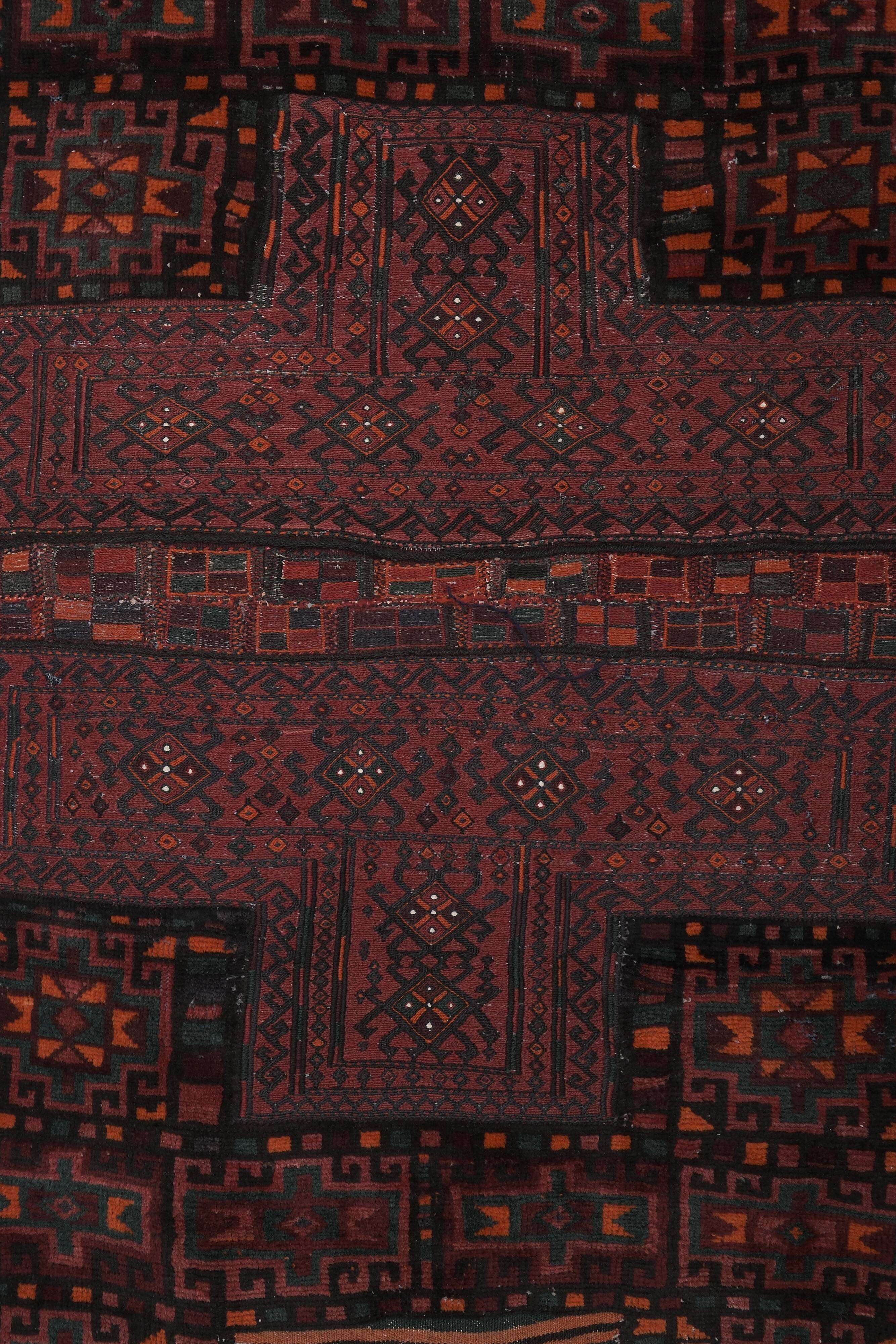 Vintage Turkish Oushak Rug Handwoven 108x276 cm