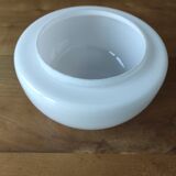 white opaline demi-globe