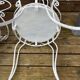Wrought iron garden furniture