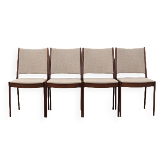 Lot de 4 chaises de Johannes Andersen 1970