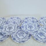 Set of 9 vintage dessert plates