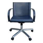 Office chair by Carlo Bartoli for Matteo Grassi in leather.
