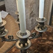 Lampe bouillotte en bronze de style empire, début XXe