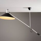 Lampe de plafond à contrepoids JJM Hoogervorst Anvia Pays-Bas 1957