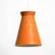 Beautiful Mid Century Modern Diabolo perforated metal sheet pendant lamp