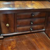Victorian mahogany bookcase desk circa 1820