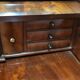 Victorian mahogany library desk, circa 1820