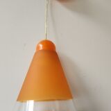 Orange glass pendant
