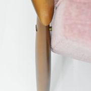 Fauteuil vintage original "CoCo", années 60, entièrement restauré, rose