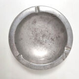 Cendrier rond vintage bistrot années 50 fonte aluminium