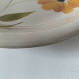 Large vintage Italian plate – hand-painted floral decoration – Primula,