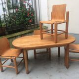 Knud Friis table and chairs set