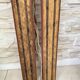 Pair of vintage Rossignol Hickory wooden skis