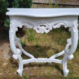 Painted wooden console