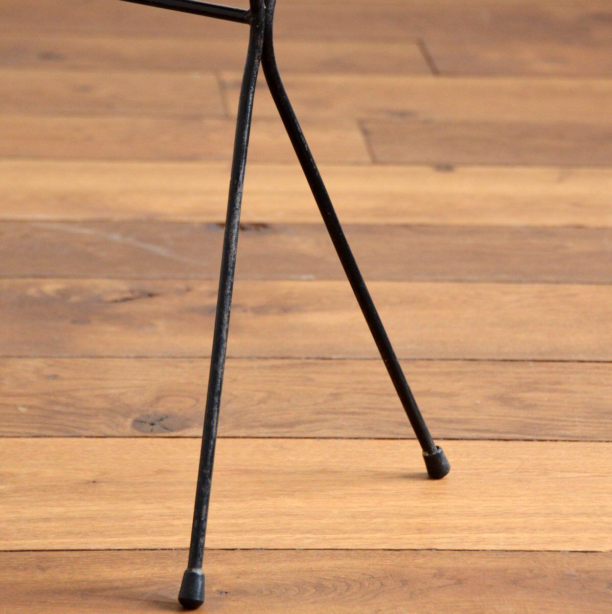 Rattan and metal plant holder 1960s