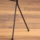 Rattan and metal plant holder 1960s