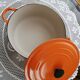 Le Creuset cast iron casserole dish