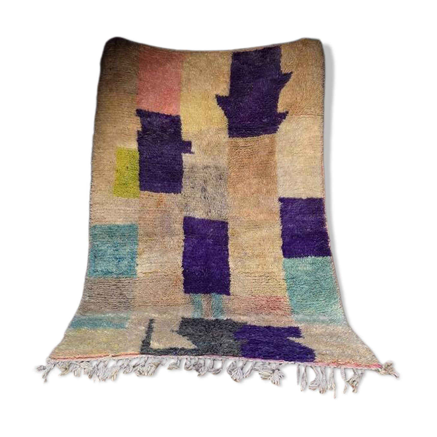 Berber carpet Boujaad from Morocco Abstract Design 255 x 155 cm