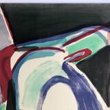 Bram VAN VELDE, In Two, 1977. Original lithograph signed with a brush