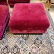 Vintage armchairs and pouf