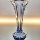 Val Saint Lambert Art deco vaas, serie Luxval model Américain M licht blauw
