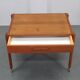 1960s Danish Teak Sewing Cart or Side Table