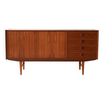 Buffet scandinave vintage en teck au grain remarquable