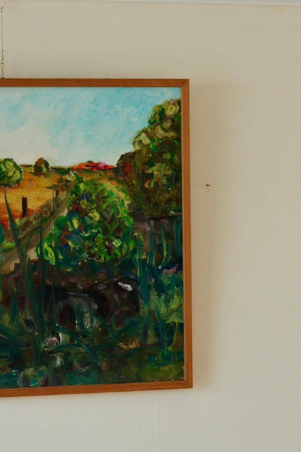 Oil on Swedish canvas "Autumn Landscape", Wimar 48