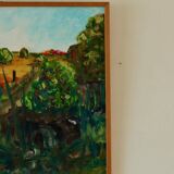 Oil on Swedish canvas "Autumn Landscape", Wimar 48