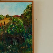 Oil on Swedish canvas "Autumn Landscape", Wimar 48