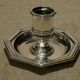 Christofle silver metal candlestick
